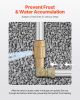 Frost Proof Yard Hydrant, 4.25 FT Freeze-Proof Outdoor Faucet with 24" Bury Dept, 3/4" NPT Pipe Connection & 3/4" NH Hose Coupling