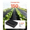 Weed Barrier Fabric Heavy Duty, 2 Packs 3x50FT 3.2oz Weed Blocker Fabric, Woven Landscape Fabrics, Garden Fabrics Weeds Barrier