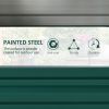 Galvanized Raised Garden Bed, Outdoor Planter Box for Vegetables, Flowers, Herbs, 4' x 2' x 1', Green