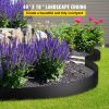 Landscape Edging, 10 inch Depth 40 ft Total Length, Recycled HDPE Coiled Terrace Board, Flexible Bender Border for Landscaping, Lawn, Garden, Yard
