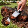 Lawn Aerator Shoes with Adjustable Strap and Heavy Duty Spikes for Grass Aerating Patio Garden One-Size-Fits-All Use for Yard Patio Lawn Garden Black