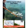 Lake Weed Roller, 12 ft Lake & Pond Weed Removal Tool, Muck Razer Aquatic & Sludge Tiller, Rid Roots and Muck Buildup