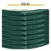 8×4×2ft Raised Garden Bed, Oval Galvanized Outdoor Planter Box, Metal Garden Bed for Planting Vegetables Fruits Flowers, Green