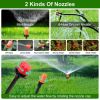 Irrigation System Misting with Nozzles for Garden Lawn Greenhouse