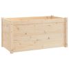 Garden Planter 39.4"x19.7"x19.7" Solid Wood Pine