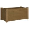 Garden Planter Honey brown Solid pinewood 23.6 in Durable