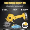 20V Cordless Tiller Cultivator for Gardening, Electric Garden Tiller with Battery & Charger, Garden Rototiller for Lawn Gardening Soil Cultivation