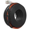 Self-Regulating Pipe Heating Cable, 120-feet 5W/ft Heat Tape for Pipes Freeze Protection, Protects PVC Hose, Metal and Plastic Pipe from Freezing