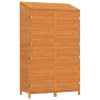 Garden Shed Brown Solid fir wood 40.2 x 20.5 x 68.7 in