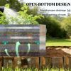 Mini greenhouse, garden bed, Clear and Dark Gray