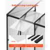 8 x 10 FT Polycarbonate Greenhouse, Heavy Duty Outdoor Green House with Adjustable Vents & Push-Pull Lockable Door, Quick Setup