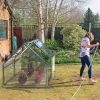 Portable Greenhouse 71" x 33" x 37" – Walk-in Outdoor Garden Plant House w/ Roll-Up Zipper Door