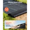 Weed Barrier Fabric Heavy Duty, 2 Packs 3x50FT 3.2oz Weed Blocker Fabric, Woven Landscape Fabrics, Garden Fabrics Weeds Barrier