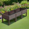 47.2inches Deep Raised Garden Bed – Durable Planter Box with Legs for Vegetables, Herbs, and Flowers, Outdoor Garden Container