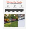 Galvanized Steel Landscape Edging, 30-Pack 40 x 6 Inch Metal Edging for Landscaping with 32 Mounting Clips