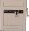 225 Foot Smart Trak Hose Hideaway Yard Storage Holder Bin, Light Taupe