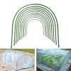 12PC 0.31inch x 5ft Small greenhouse plastic elbows, 23.6inch x 25.6inch garden arch support accessories, greenhouse arch pole connecting pipes