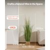 Artificial Grass Plant, 47 inch Reed Flower Grass in Pot