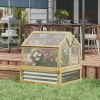 Black Lattice Planter Box: Elevated Garden Bed for Climbing Plants, Ideal for Outdoor Spaces|