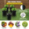 DWC Hydroponic System, 5 Gallon 5 Buckets, Deep Water Culture Growing Bucket, Hydroponics Grow Kit with Pump, Air Stone and Connected Reservoir