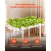 Hydroponics Growing System Kit, 1-Tier 36 Sites UPVC Pipe Hydroponic Grow Kit with Timed Irrigation, Sun & Light Blocking Pipes