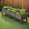 63.0in Deep Raised Garden Bed – Durable Planter Box with Legs for Vegetables, Herbs, and Flowers, Outdoor Garden Container