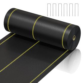 Prohibited From Sale On Amazon XISHAN Black Weed Control Fabric , 90g HDPE (Option: 3X300ft-Black)