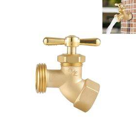 Garden Hose Connectors for Outdoor Water Faucet (Color: As pic show, Type: 1/2" FIP x 3/4" MHT)