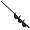Auger Drill Bit 2x14.6inch Garden Plant Flower Bulb Auger Rapid Planter Bulb & Bedding Plant Auger for 3/8" Hex Drive Earth Drill Fence Post Umbrella