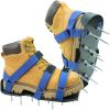 Lawn Aerator Shoes for Lawn, Soil Yard Aerator Tool with Hook & Loop Straps for Effectively Aerating