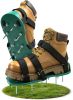 Lawn Aerator Shoes for Lawn, Soil Yard Aerator Tool with Hook & Loop Straps for Effectively Aerating