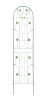 2 Pack Metal Garden Trellis 86.7" x 19.7" Rustproof Trellis for Climbing Plants Outdoor Flower Support Green