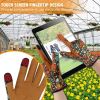 Leather Gardening Gloves for Women Thorn Proof Garden Gloves Touch Screen Working Gloves Gifts  Medium