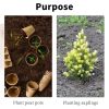 Auger Drill Bit 2x14.6inch Garden Plant Flower Bulb Auger Rapid Planter Bulb & Bedding Plant Auger for 3/8" Hex Drive Earth Drill Fence Post Umbrella