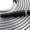 304 Stainless Steel Garden Water Hose Pipe Flexible Lightweight Kink Free Garden Water Outdoor Hose
