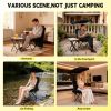 Portable Camping Chair Beach Chair with Shade Canopy, Fold Lightweight Oversized for All, Easy to Open and Close Without Installation
