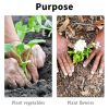 Auger Drill Bit 2x14.6inch Garden Plant Flower Bulb Auger Rapid Planter Bulb & Bedding Plant Auger for 3/8" Hex Drive Earth Drill Fence Post Umbrella