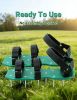 Lawn Aerator Shoes for Lawn, Soil Yard Aerator Tool with Hook & Loop Straps for Effectively Aerating
