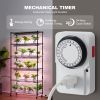 Plant Stand with Grow Light, 6-Tier Large Tall Plant Shelf with 150W Full Spectrum Grow Light