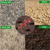 Auger Drill Bit 2x14.6inch Garden Plant Flower Bulb Auger Rapid Planter Bulb & Bedding Plant Auger for 3/8" Hex Drive Earth Drill Fence Post Umbrella