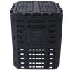 Garden Composter Bin Made from Recycled Plastic – 90 Gallons (340Liter) Large Compost Bin - Create Fertile Soil with Easy Assembly, Lightweight